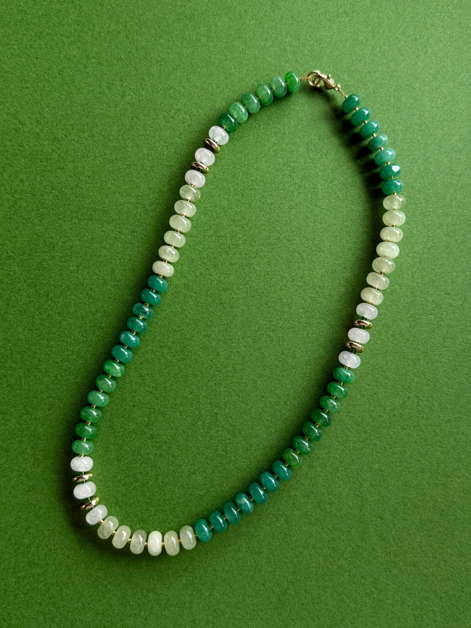 Lucky Gradient Beaded Necklace La Vie Bien Lucky Gradient Beaded Necklace