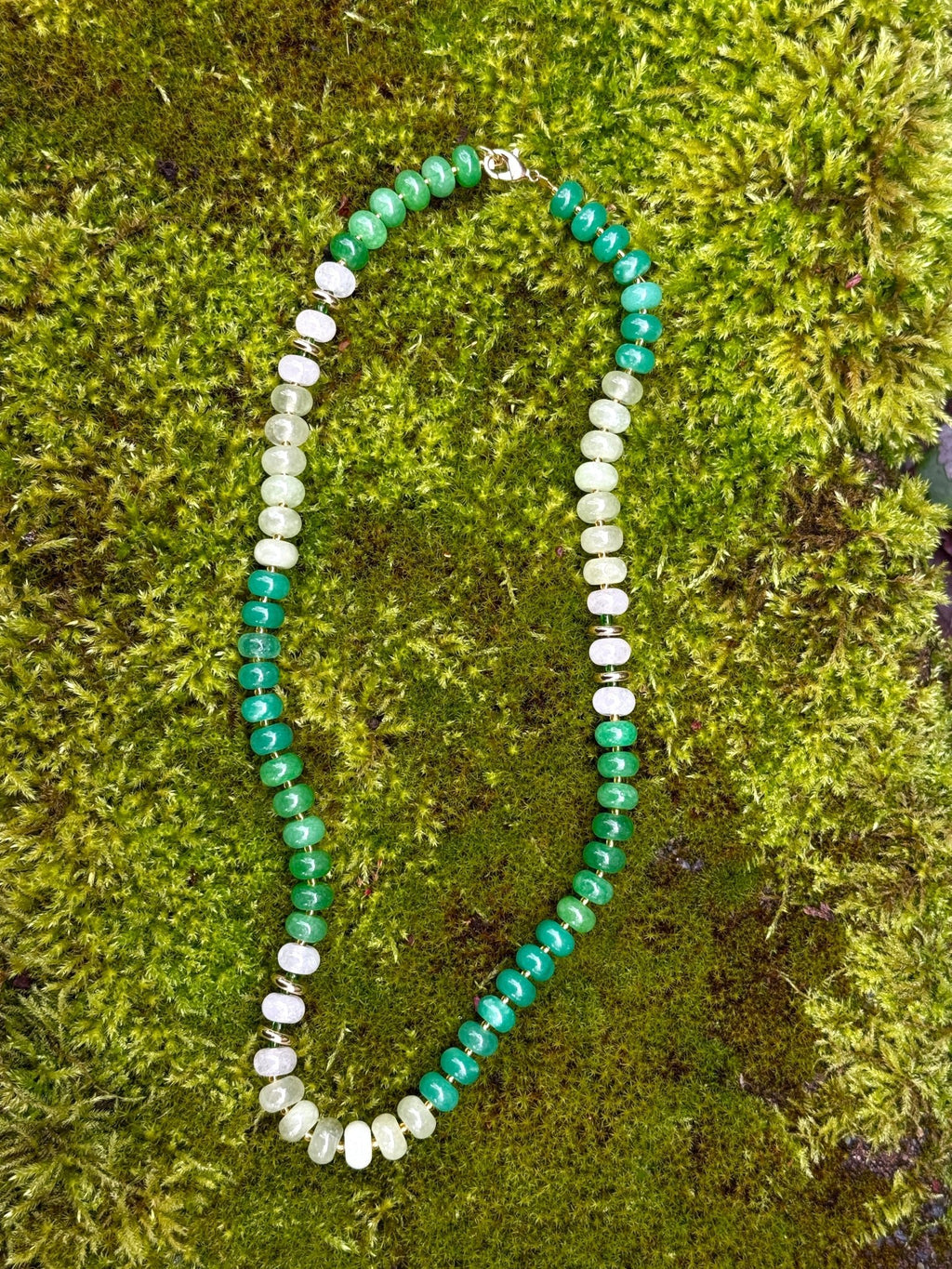 Lucky Gradient Beaded Necklace La Vie Bien Lucky Gradient Beaded Necklace