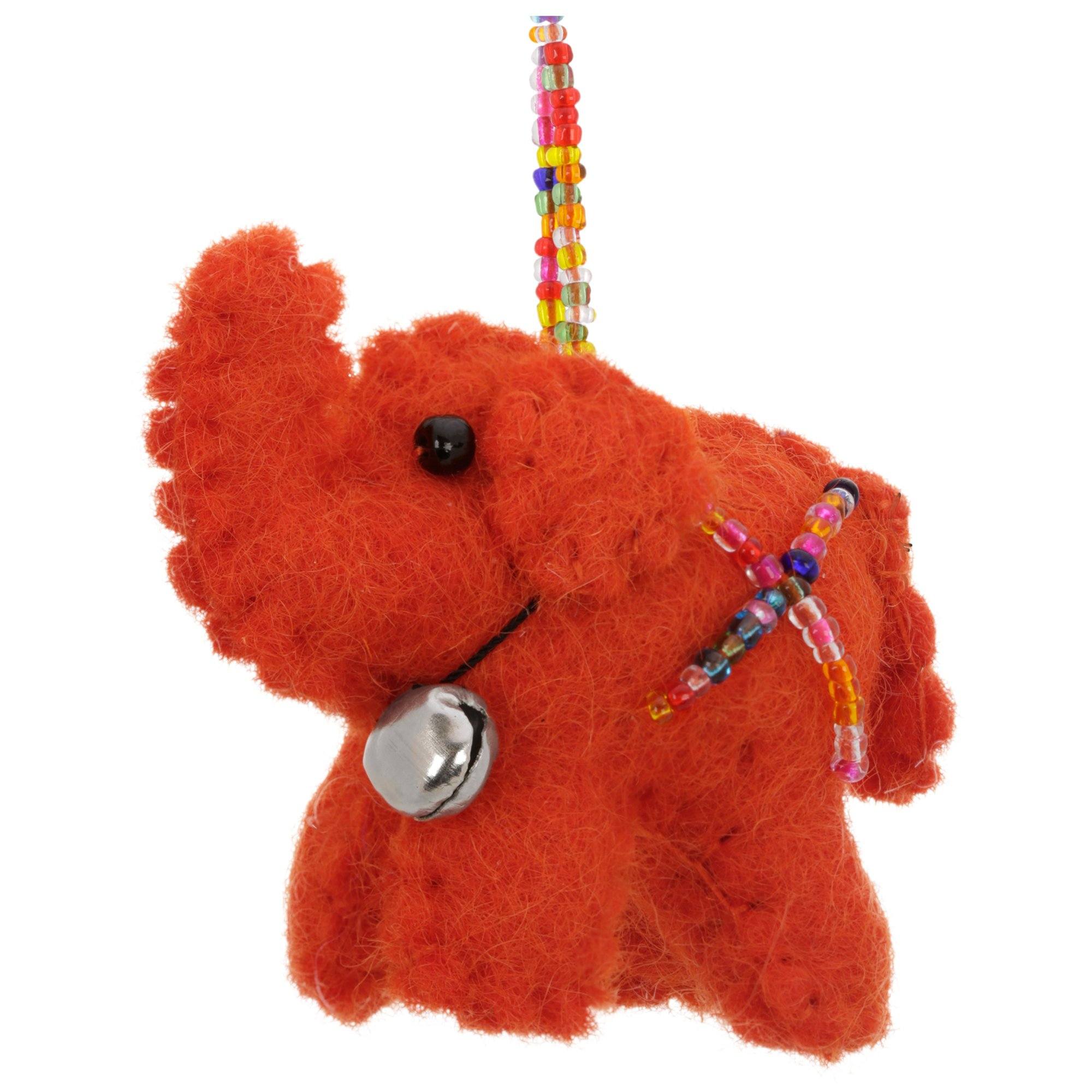 Lucky Little Elephant Ornament Animal-themed Ornament La Vie Bien Lucky Little Elephant Ornament