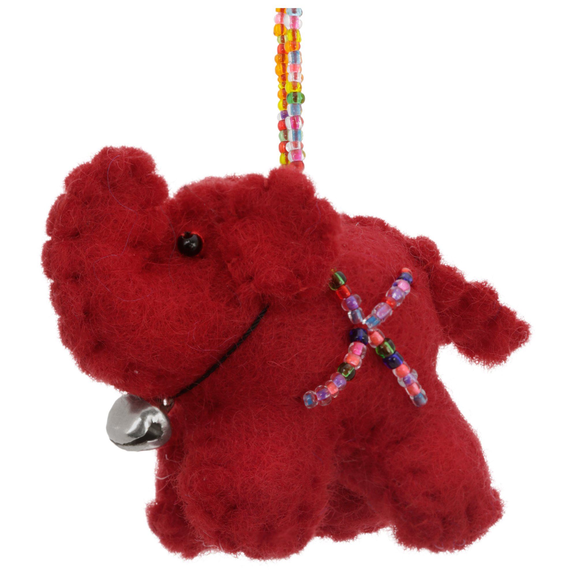 Lucky Little Elephant Ornament Animal-themed Ornament La Vie Bien Lucky Little Elephant Ornament