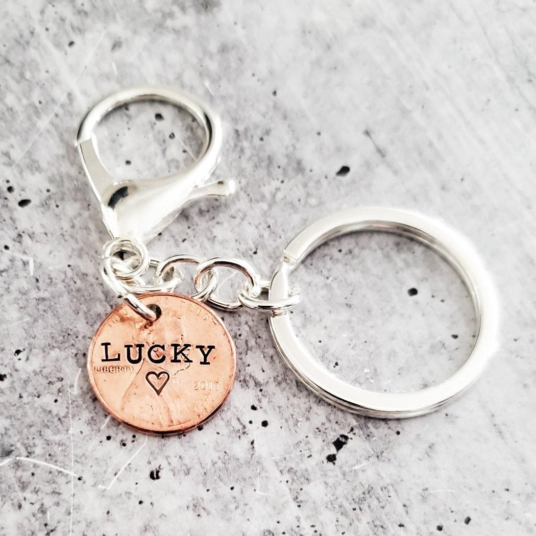 Lucky Penny Keychain La Vie Bien Lucky Penny Keychain