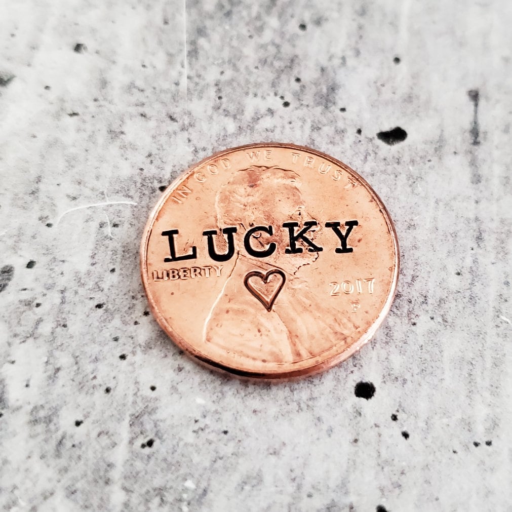 Lucky Penny Keychain La Vie Bien Lucky Penny Keychain