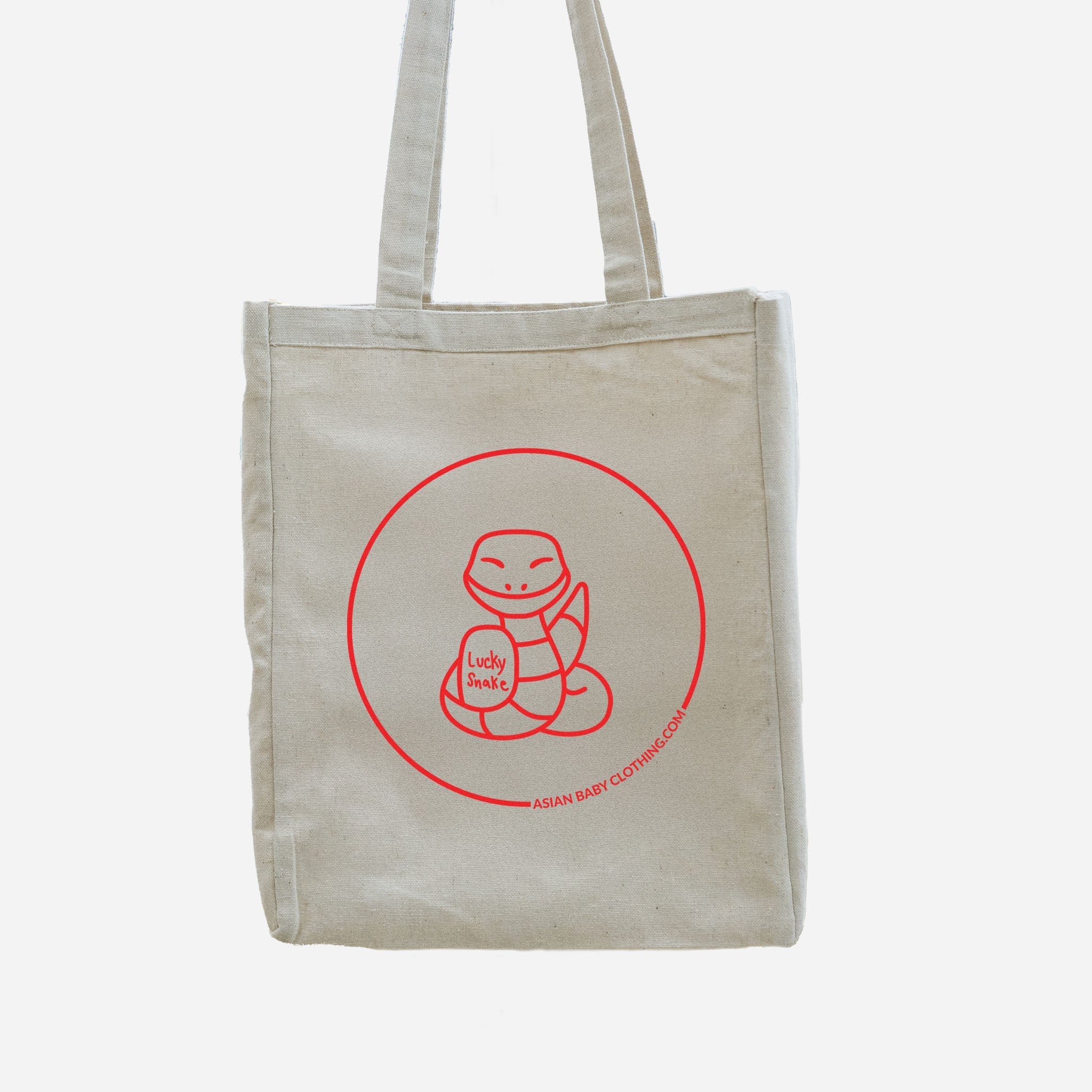 Lucky Snake Tote Bag [CUSTOMIZABLE] bags La Vie Bien Lucky Snake Tote Bag [CUSTOMIZABLE]