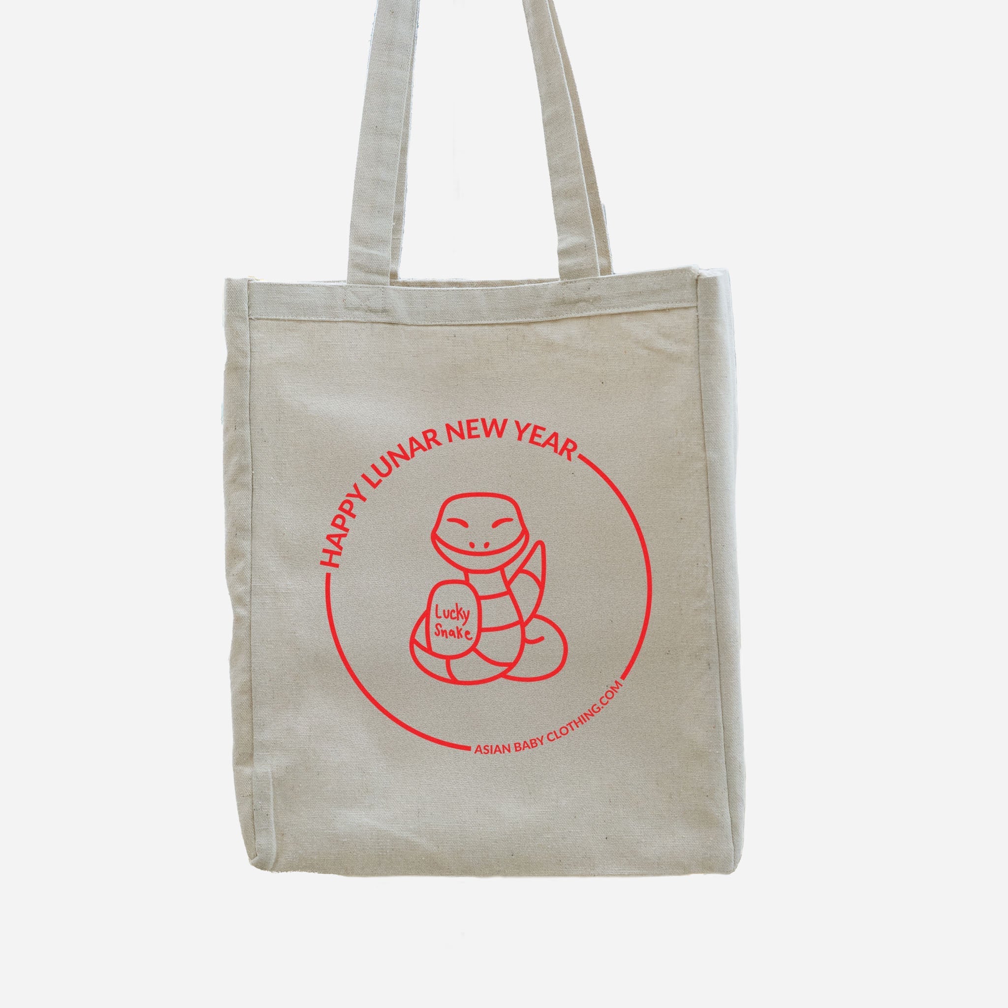 Lucky Snake Tote Bag [CUSTOMIZABLE] bags La Vie Bien Lucky Snake Tote Bag [CUSTOMIZABLE]