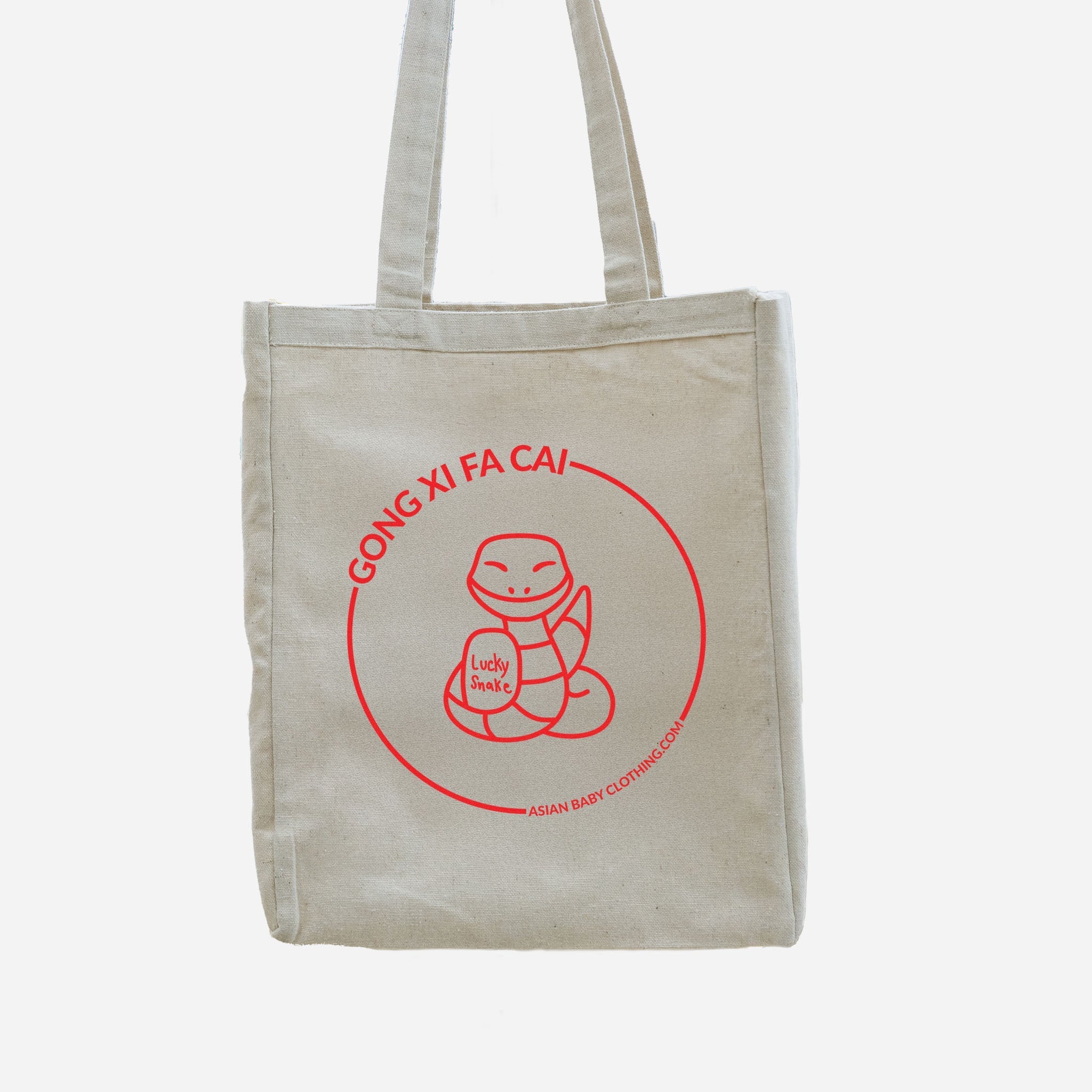 Lucky Snake Tote Bag [CUSTOMIZABLE] bags La Vie Bien Lucky Snake Tote Bag [CUSTOMIZABLE]