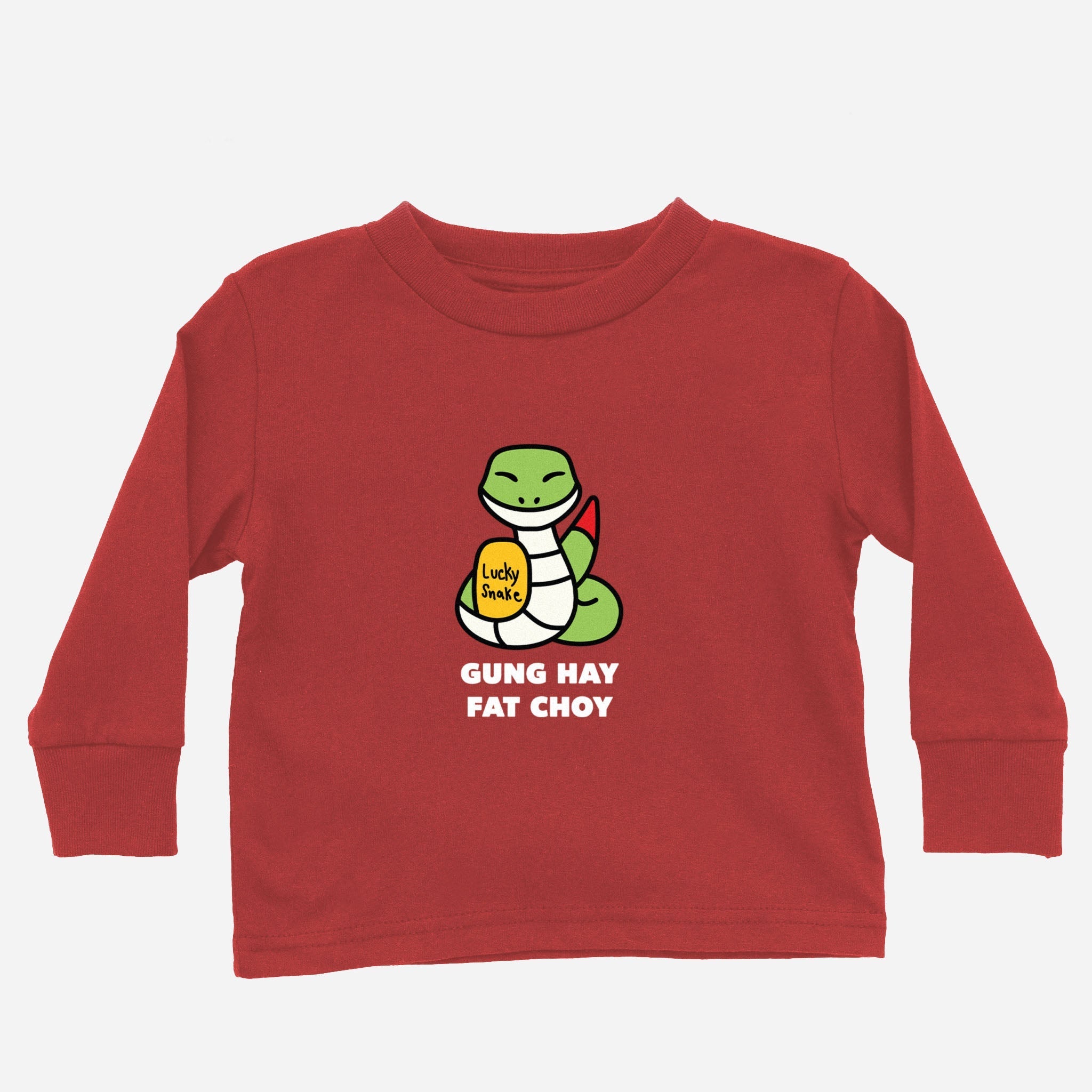 Lucky Zodiac + Lunar New Year Greetings Long Sleeve (Toddler) long sleeves La Vie Bien Lucky Zodiac + Lunar New Year Greetings Long Sleeve (Toddler)