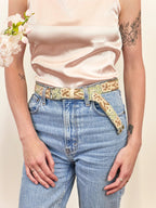 Luisa Emboidered Skinny Belt by Ash & Rose