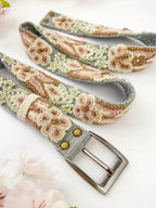 Luisa Emboidered Skinny Belt by Ash & Rose