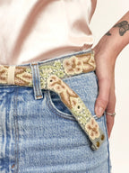 Luisa Emboidered Skinny Belt by Ash & Rose