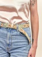 Luisa Emboidered Skinny Belt by Ash & Rose