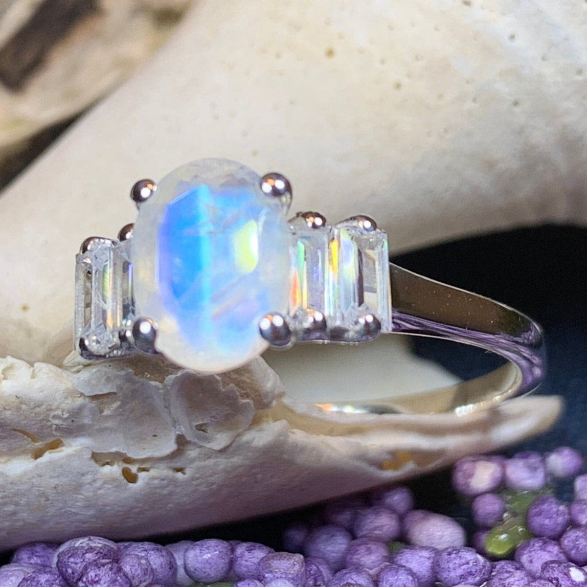 Luna Di Moonstone Ring, Ring La Vie Bien Luna Di Moonstone Ring,