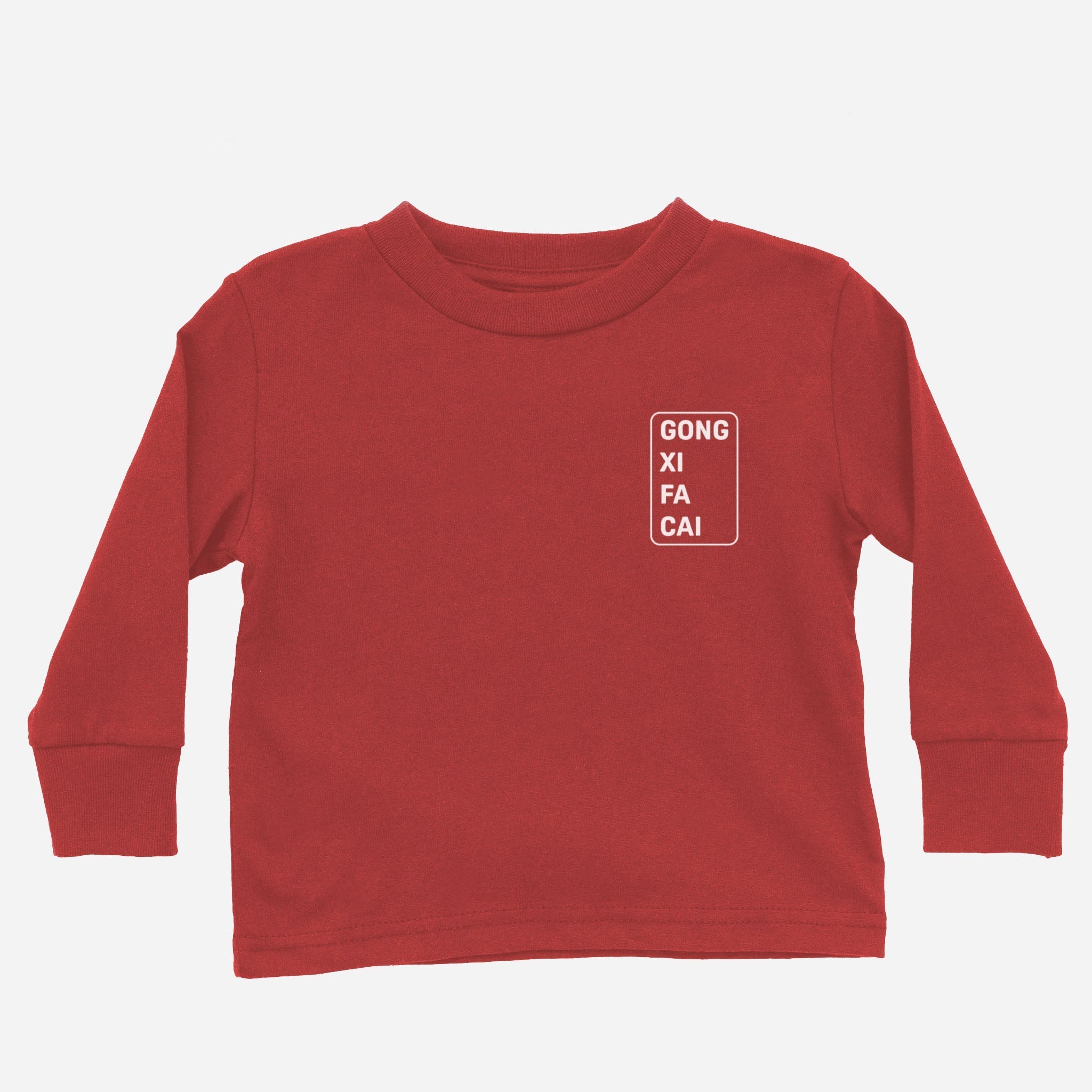 Lunar New Year Greeting Long Sleeves (Toddler) long sleeves La Vie Bien Lunar New Year Greeting Long Sleeves (Toddler)