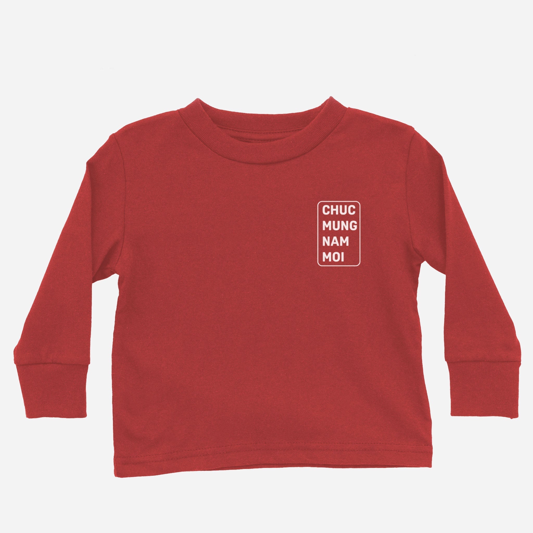 Lunar New Year Greeting Long Sleeves (Toddler) long sleeves La Vie Bien Lunar New Year Greeting Long Sleeves (Toddler)