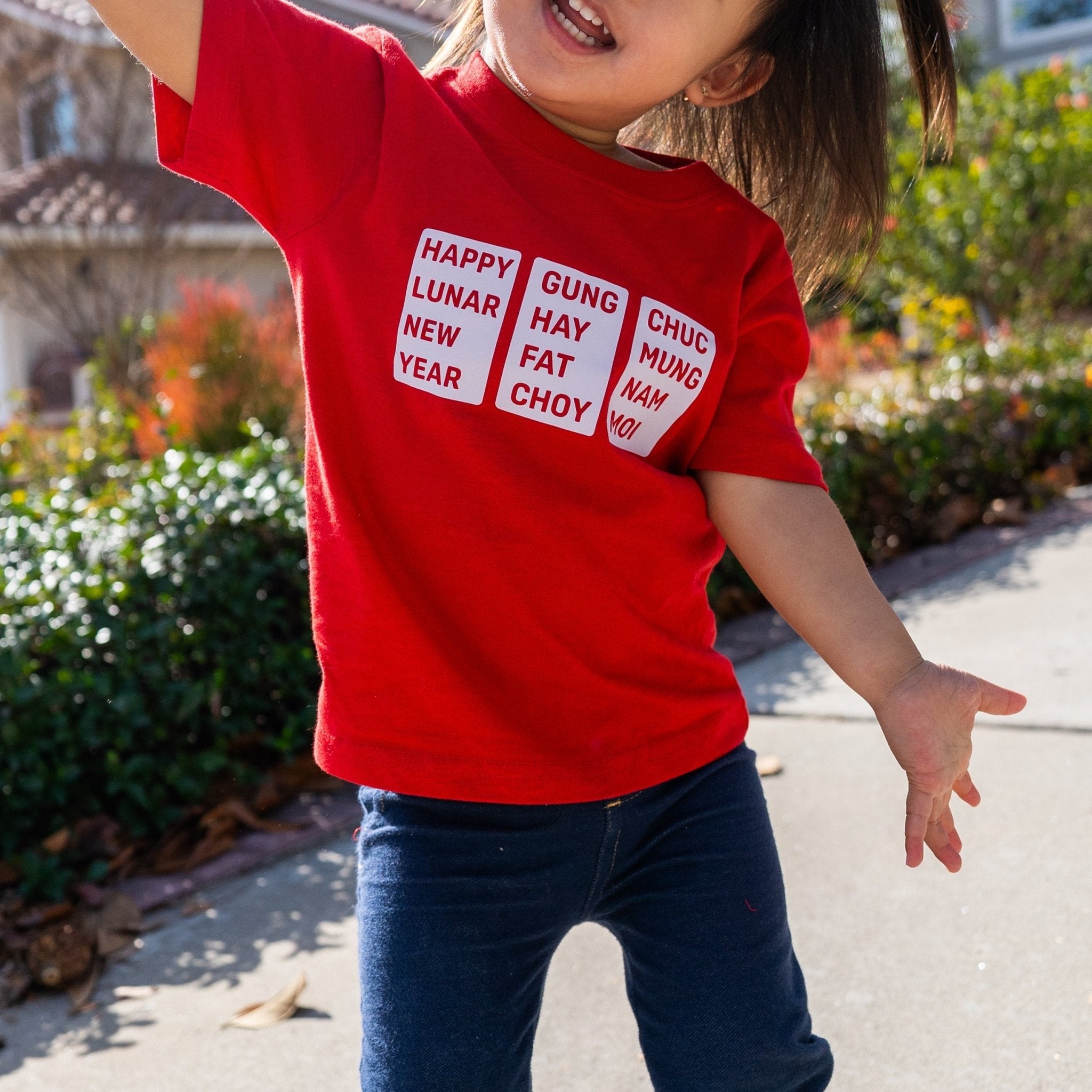 Lunar New Year Vietnamese Cantonese Mix Shirt (Toddler) tshirts La Vie Bien Lunar New Year Vietnamese Cantonese Mix Shirt (Toddler)