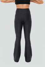 Luxe Edge Leather - Look Crossover Flare Leggings Clothing La Vie Bien Luxe Edge Leather - Look Crossover Flare Leggings