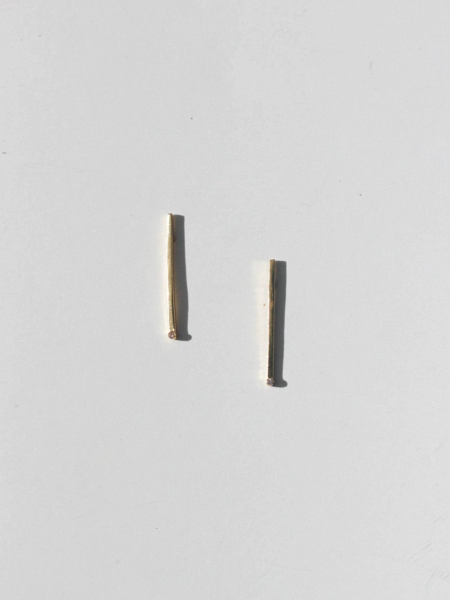 Luxe Gold Bar Earrings