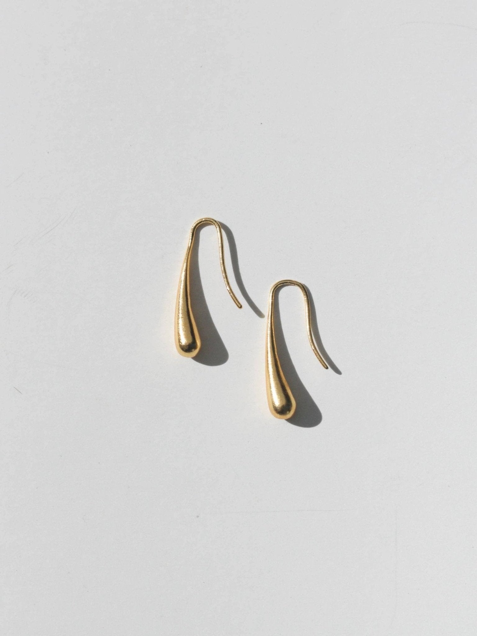 Luxe Gold Droplet Earrings by Ethical Trade Co