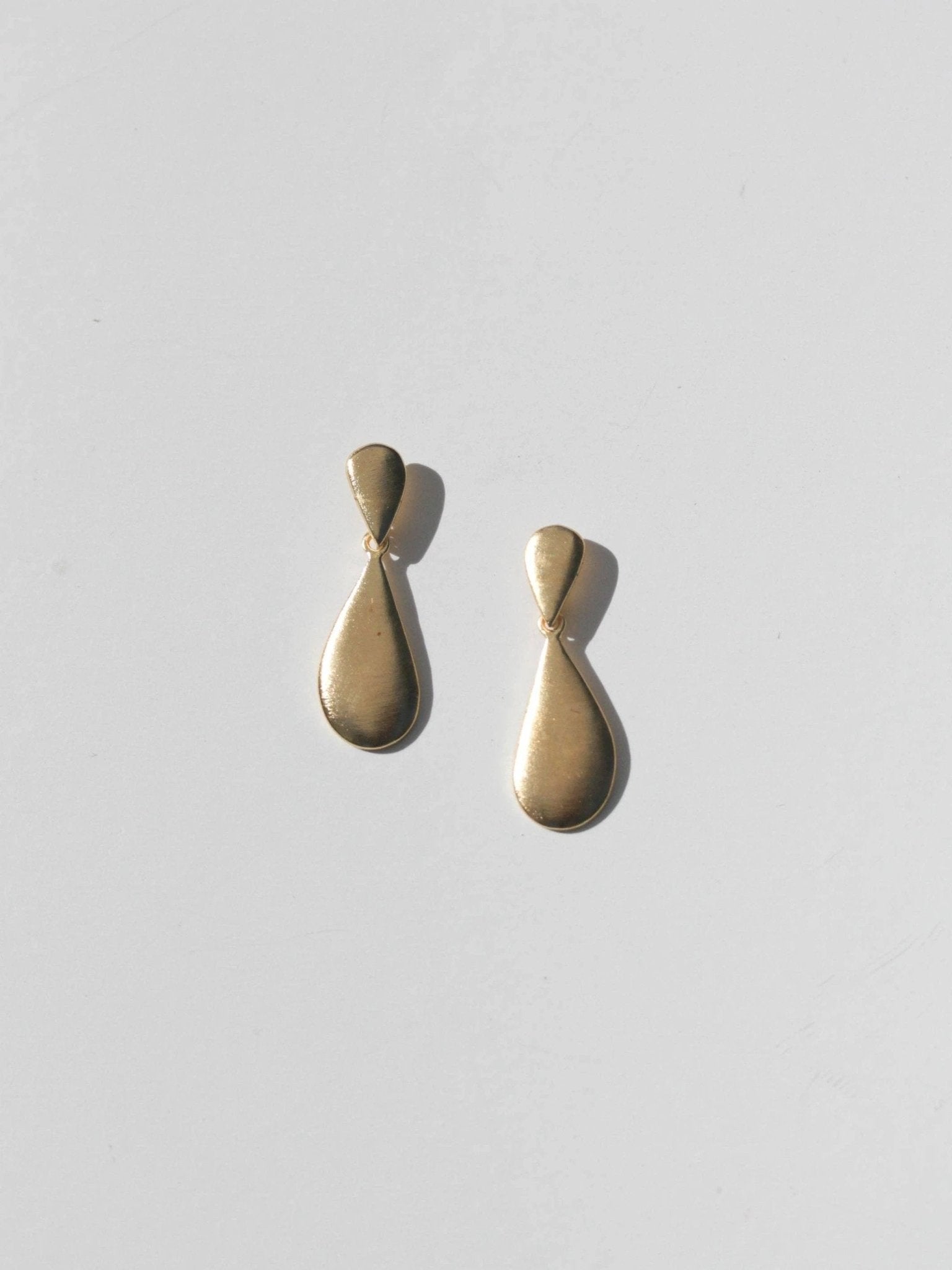 Luxe Gold Teardrop Earrings by Ethical Trade Co