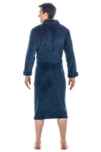 Luxurious Noble Mount Men's Coral Fleece Plush Robe with Shawl Collar - Soft, Warm, and Cozy Full-Length Bathrobe with Pockets and Tie Belt bathrobes La Vie Bien Luxurious Noble Mount Men's Coral Fleece Plush Robe with Shawl Collar - Soft, Warm, and Cozy Full-Length Bathrobe with Pockets and Tie Belt