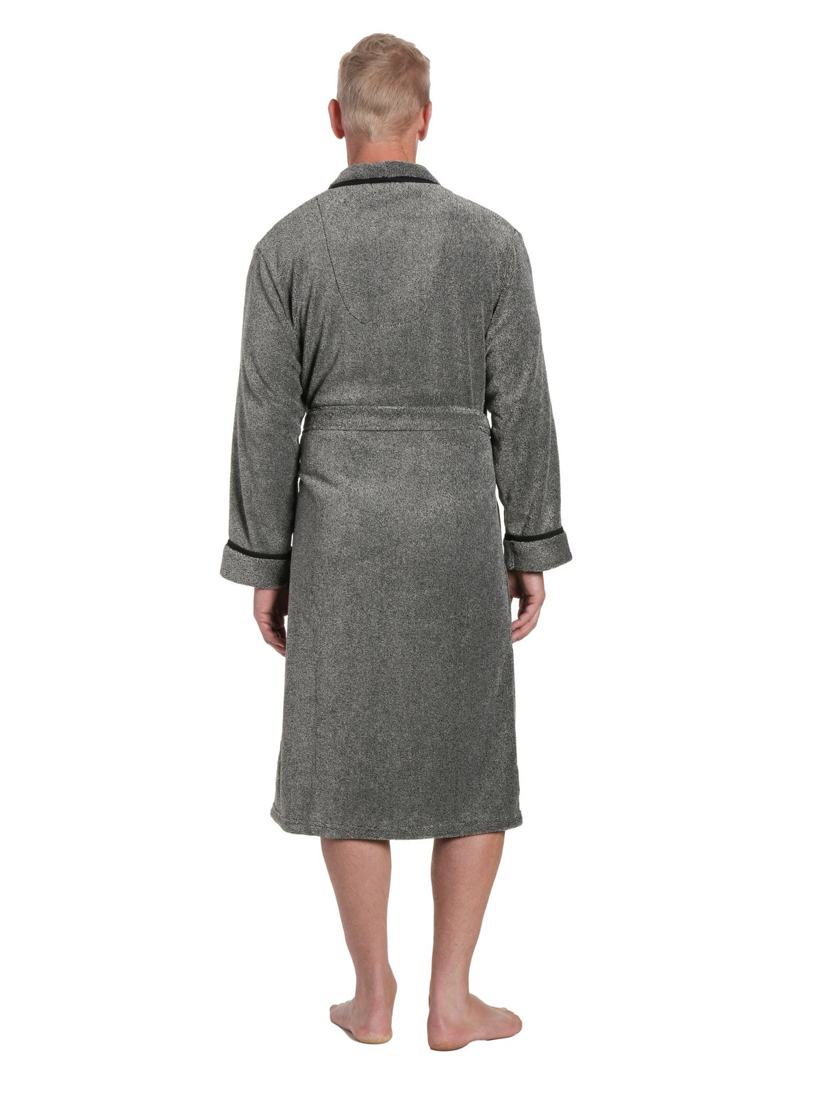 Luxurious Noble Mount Men's Coral Fleece Plush Robe with Shawl Collar - Soft, Warm, and Cozy Full-Length Bathrobe with Pockets and Tie Belt bathrobes La Vie Bien Luxurious Noble Mount Men's Coral Fleece Plush Robe with Shawl Collar - Soft, Warm, and Cozy Full-Length Bathrobe with Pockets and Tie Belt