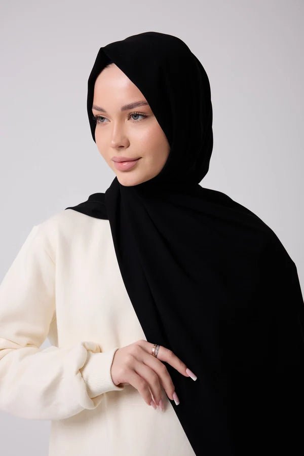 Luxury Chiffon Hijab - Madina Hijab La Vie Bien Luxury Chiffon Hijab - Madina Hijab