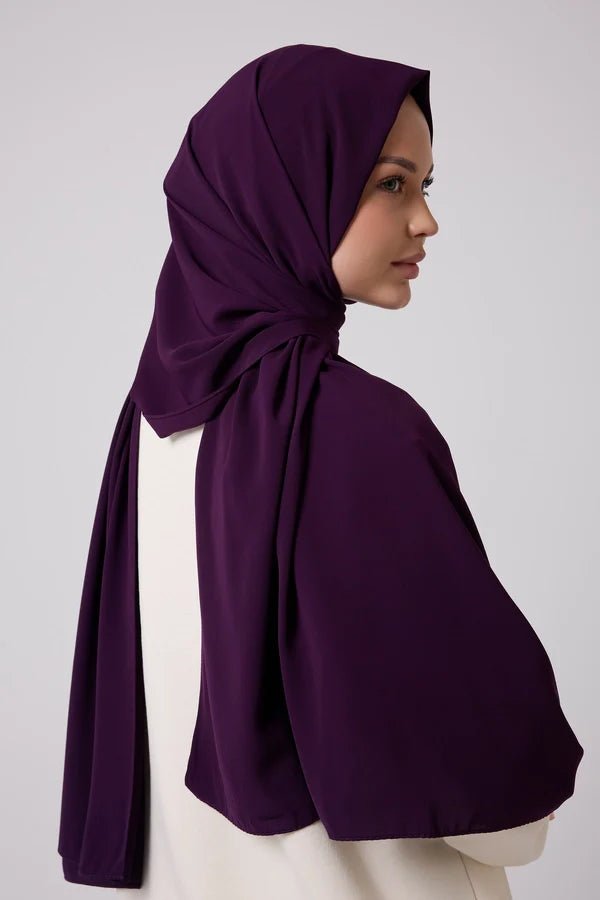 Luxury Chiffon Hijab - Madina Hijab La Vie Bien Luxury Chiffon Hijab - Madina Hijab