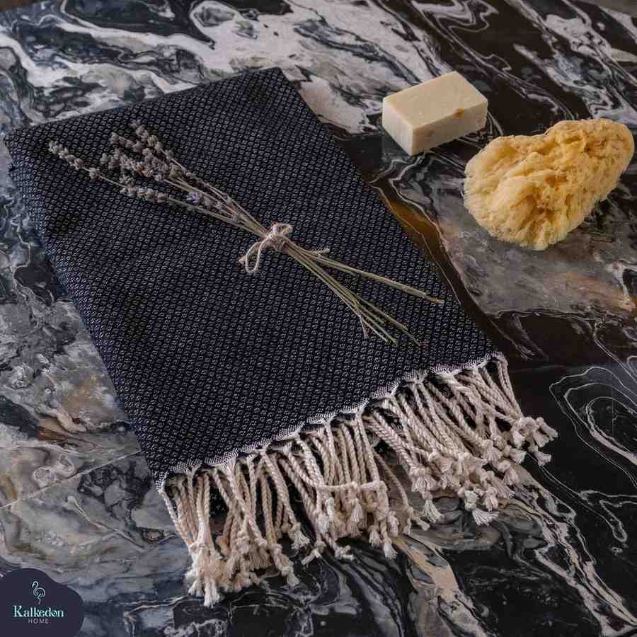 "Yansima" 100% Premium hand woven Turkish Cotton bath towel