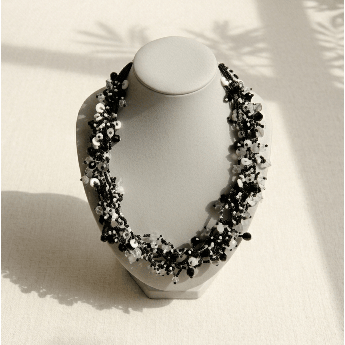 Luzy Beaded Adjustable Necklace - Guatemala Jewelry La Vie Bien Luzy Beaded Adjustable Necklace - Guatemala