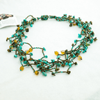 Luzy Beaded Necklace with Magnetic Closure - Guatemala Necklace La Vie Bien Luzy Beaded Necklace with Magnetic Closure - Guatemala