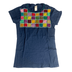 Luzy Hand Embroidered Fitted T-Shirt - Mexico Apparel La Vie Bien Luzy Hand Embroidered Fitted T-Shirt - Mexico