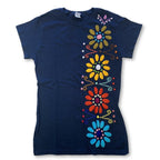 Luzy Hand Embroidered Fitted T-Shirt - Mexico Apparel La Vie Bien Luzy Hand Embroidered Fitted T-Shirt - Mexico