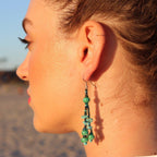Luzy Seed Bead Dangly Earrings - Guatemala Jewelry La Vie Bien Luzy Seed Bead Dangly Earrings - Guatemala