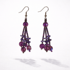 Luzy Seed Bead Dangly Earrings - Guatemala Jewelry La Vie Bien Luzy Seed Bead Dangly Earrings - Guatemala