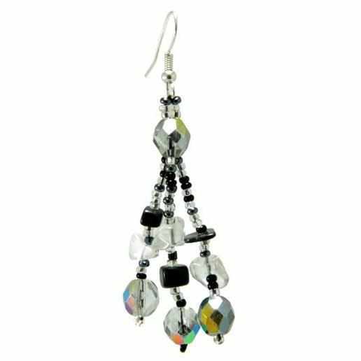 Luzy Seed Bead Dangly Earrings - Guatemala Jewelry La Vie Bien Luzy Seed Bead Dangly Earrings - Guatemala