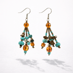 Luzy Seed Bead Dangly Earrings - Guatemala Jewelry La Vie Bien Luzy Seed Bead Dangly Earrings - Guatemala
