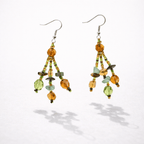 Luzy Seed Bead Dangly Earrings - Guatemala Jewelry La Vie Bien Luzy Seed Bead Dangly Earrings - Guatemala