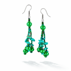 Luzy Seed Bead Dangly Earrings - Guatemala Jewelry La Vie Bien Luzy Seed Bead Dangly Earrings - Guatemala