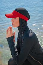 Lycra Black Burkini Modest Swimwear M2333 Covered Burkini Swimwear La Vie Bien Lycra Black Burkini Modest Swimwear M2333