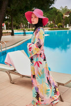 Lycra Black Burkini Modest Swimwear M2480 Covered Burkini Swimwear La Vie Bien Lycra Black Burkini Modest Swimwear M2480