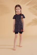Lycra Black Kids Swimsuit K2335 Kız Çocuk Mayo La Vie Bien Lycra Black Kids Swimsuit K2335