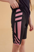 Lycra Black Kids Swimsuit K2336 Kız Çocuk Mayo La Vie Bien Lycra Black Kids Swimsuit K2336