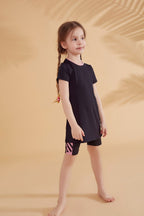 Lycra Black Kids Swimsuit K2336 Kız Çocuk Mayo La Vie Bien Lycra Black Kids Swimsuit K2336