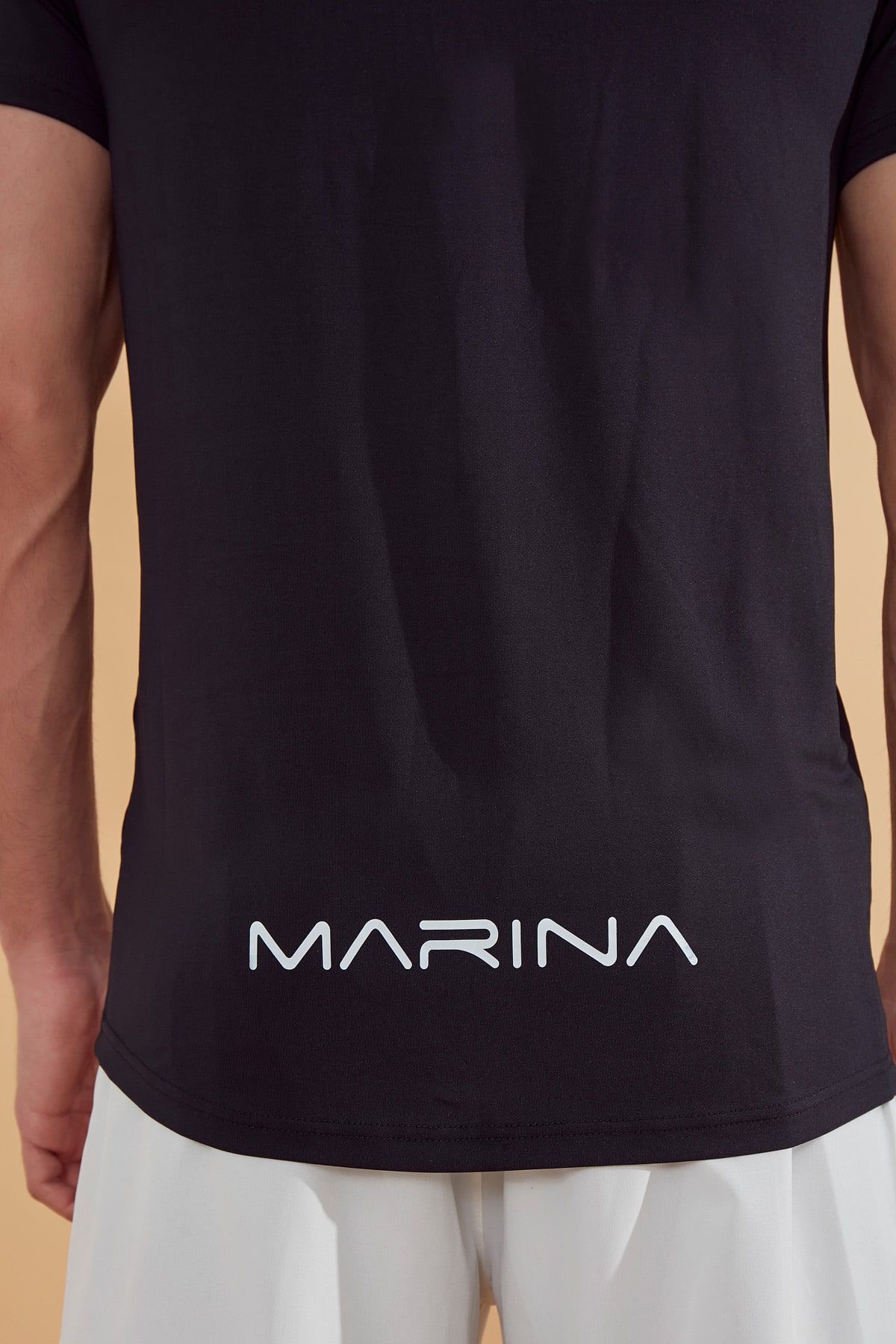 Lycra Black Men's Swim Shirts T2342 Erkek Tişört La Vie Bien Lycra Black Men's Swim Shirts T2342
