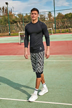 Lycra Black Men's Swim Shirts T2401 Erkek Tişört La Vie Bien Lycra Black Men's Swim Shirts T2401