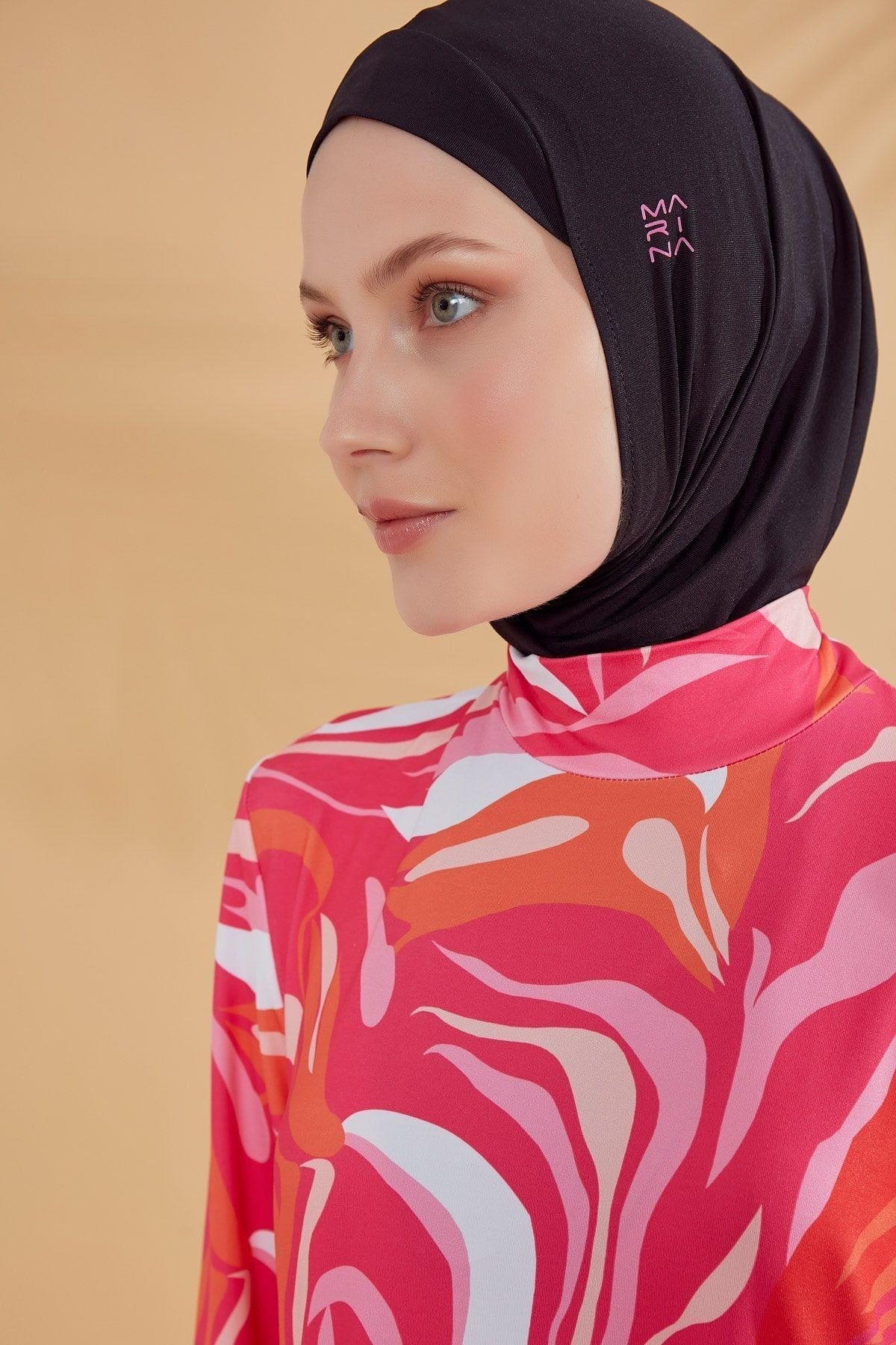 Lycra Fushya Burkini Modest Swimwear M2322 Covered Burkini Swimwear La Vie Bien Lycra Fushya Burkini Modest Swimwear M2322