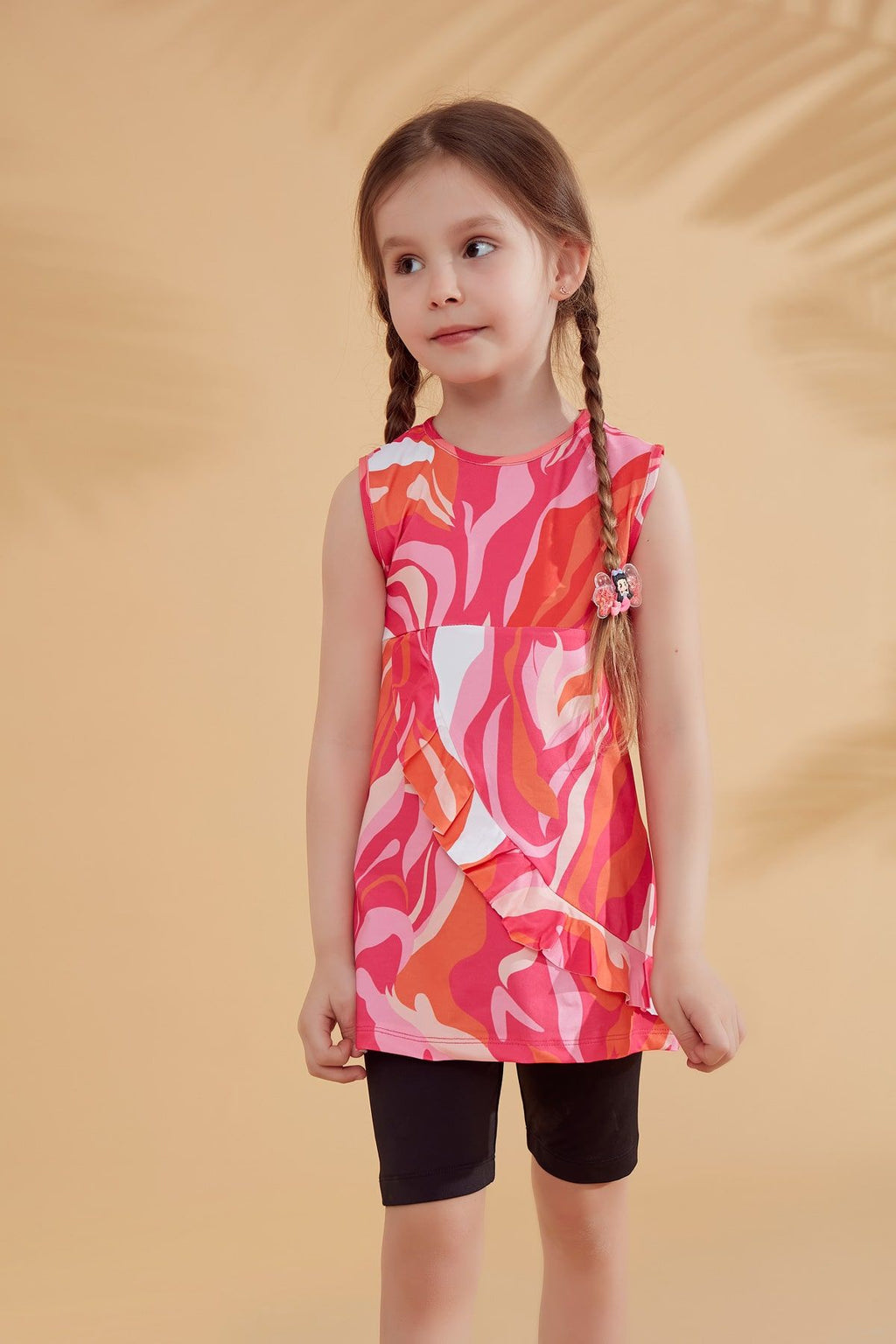 Lycra Fushya Kids Swimsuit K2322 Kız Çocuk Mayo La Vie Bien Lycra Fushya Kids Swimsuit K2322