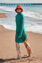 Lycra Green Burkini Modest Swimwear M2493 Covered Burkini Swimwear La Vie Bien Lycra Green Burkini Modest Swimwear M2493