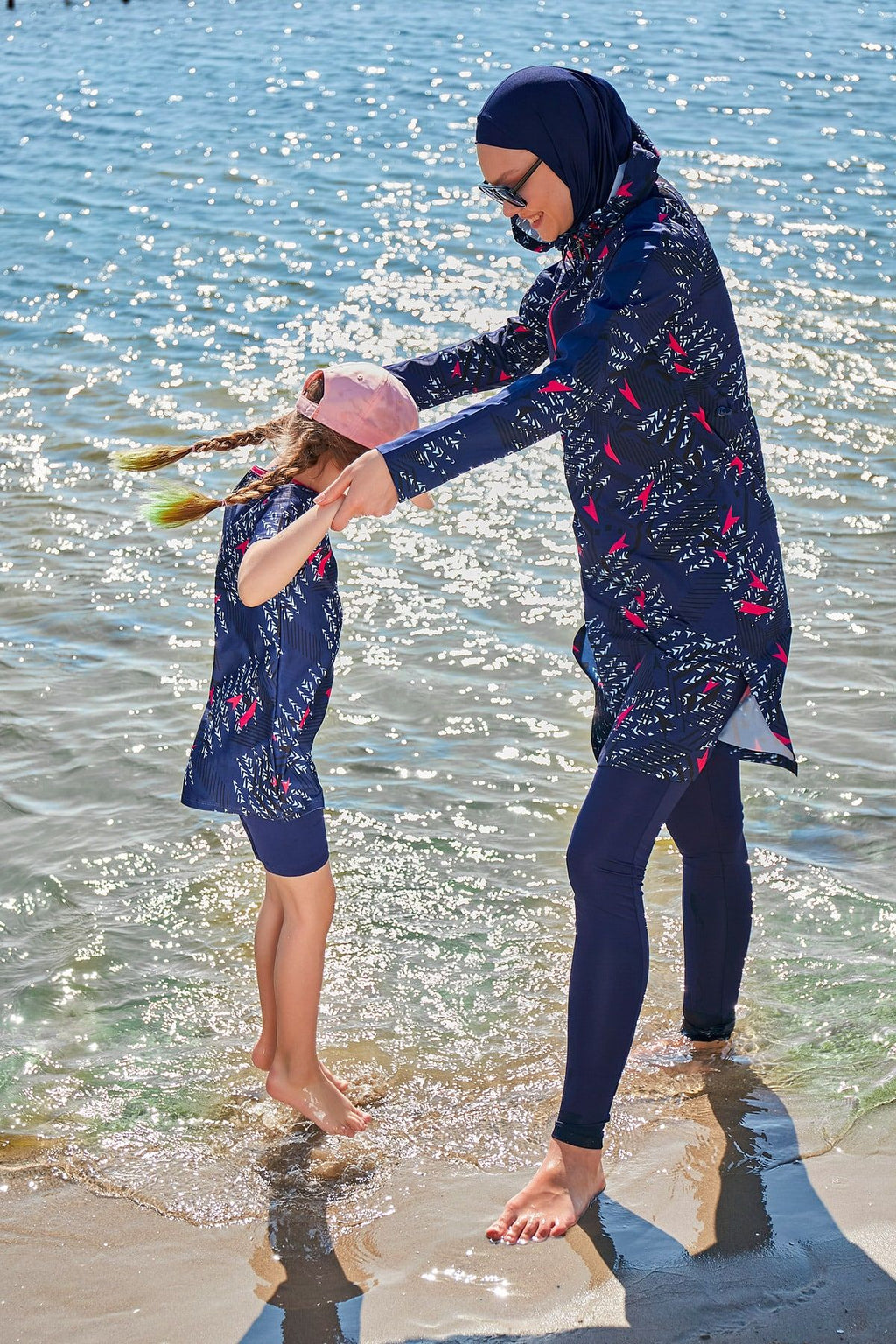Lycra Navy Kids Swimsuit K2337 Kız Çocuk Mayo La Vie Bien Lycra Navy Kids Swimsuit K2337