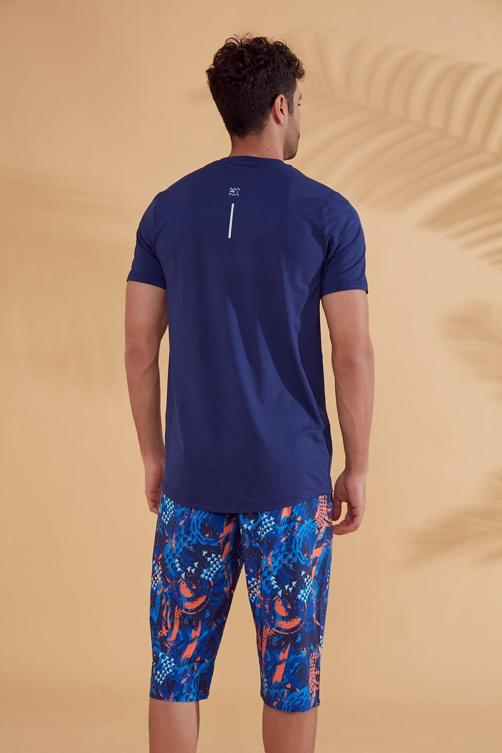 Lycra Navy Men's Swim Shirts T2343 Erkek Tişört La Vie Bien Lycra Navy Men's Swim Shirts T2343