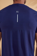 Lycra Navy Men's Swim Shirts T2343 Erkek Tişört La Vie Bien Lycra Navy Men's Swim Shirts T2343